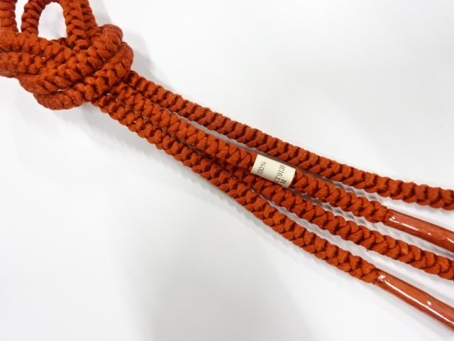 未使用品　正絹　手組帯締め